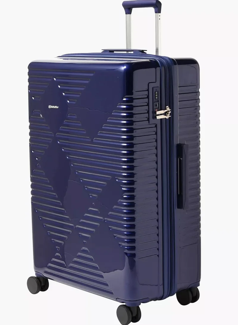 إيكولاك حقيبة سفر ترولي قابلة للتوسيع 82 سم بعجلات مزدوجة - أزرق